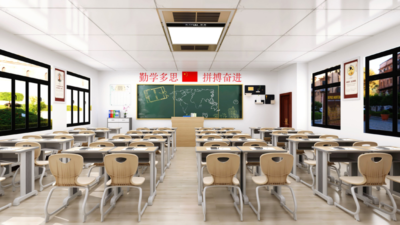 雙柱升降課桌椅