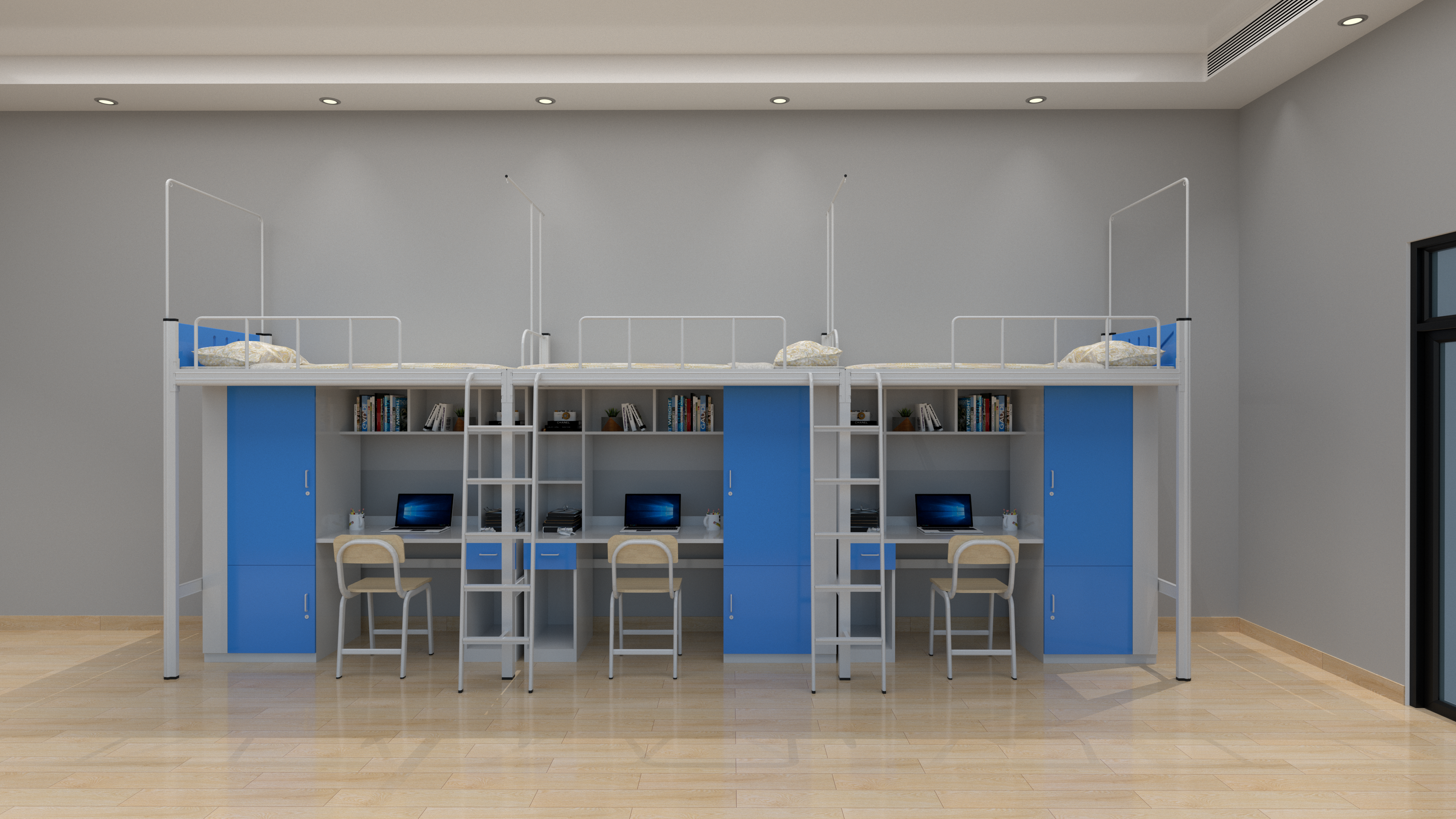 鴻凱家具 | 公寓床噴塑